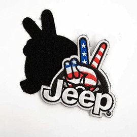 Jeep Wave Logo Hook and Loop Patch