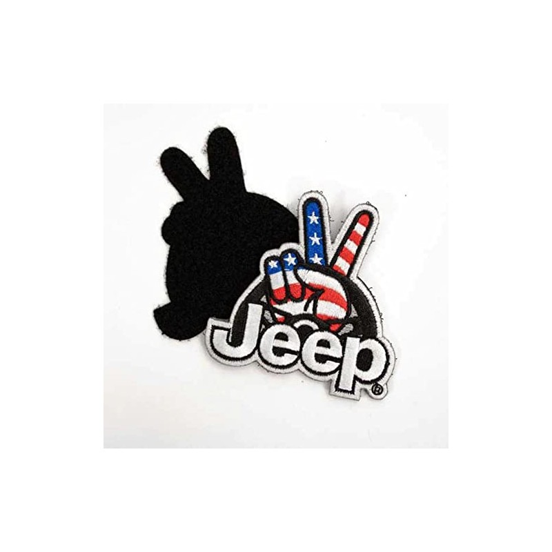 Jeep Wave Logo Hook and Loop Patch