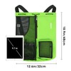 WANDF Swim Bag Mesh Drawstring Backpack with Wet Pocket for