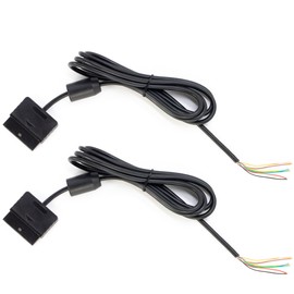 risingsaplings 2pcs for ps1 ps2 controller repair cable 8 pins output cord wires for replacement about 1.8M / 6FT