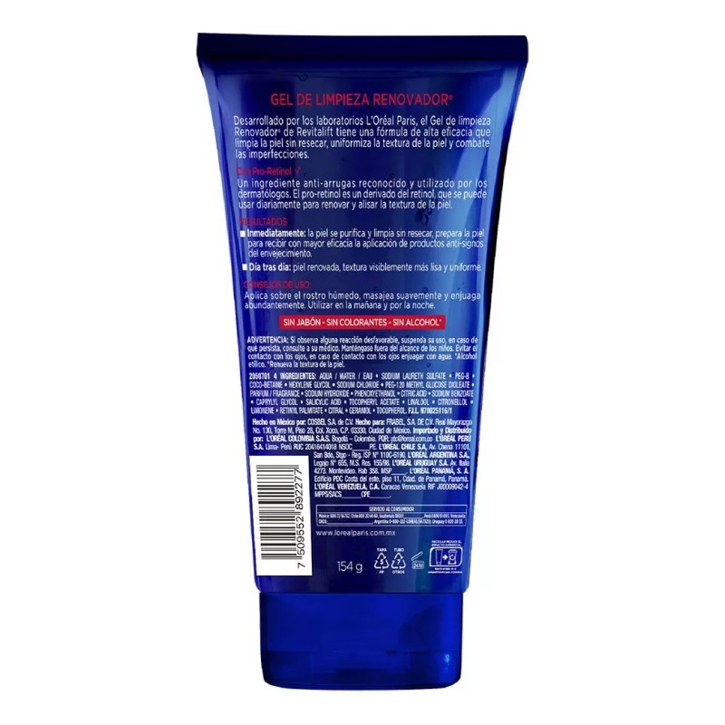 L'Oréal Paris Gel De Limpieza Revitalift Pro-retinol De L'oréal Paris