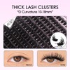 SOFENIDA Lash Clusters Kit 80D Lash Clusters Kit 10-18mm Volume