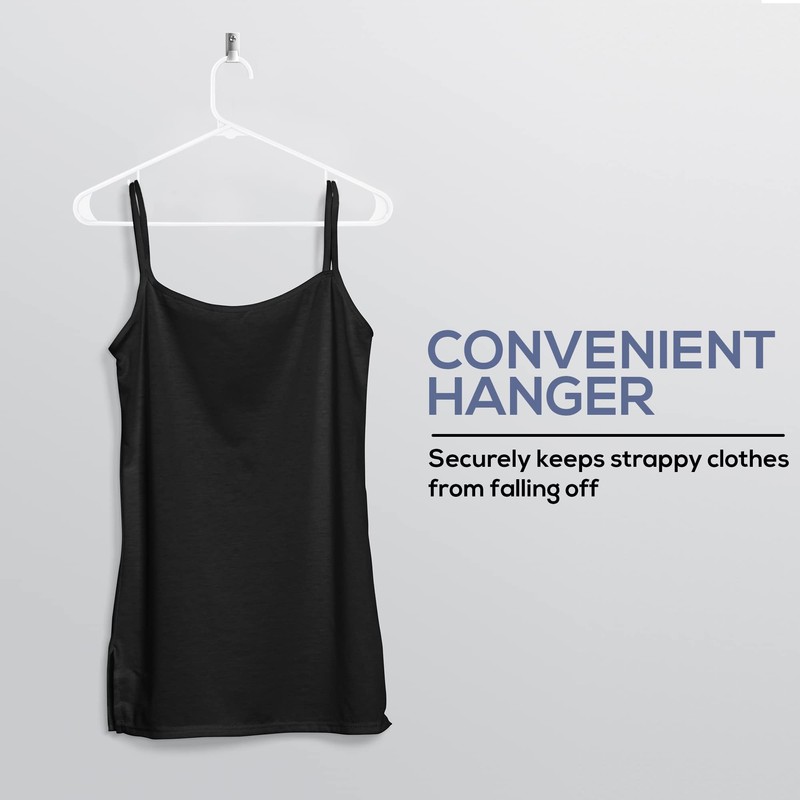 Utopia Home Plastic Hangers 50 Pack - Clothes Hanger with