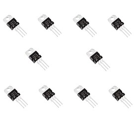 HeyNana - 10 pcs L7812CV LM7812 L7812 12V 1.5A 1500mA TO-220 Voltage Regulator IC 12V 1.5A TO-220