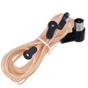 Chaslean FM Antenna Indoor High Sensitivity T-Type/Y-Type 75 Ohm Dipole
