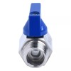 Derosen 3/8" Stainless Steel (316) Mini Ball Valve - FxM