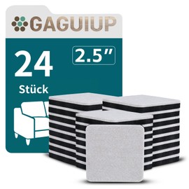 GAGUIUP Felt Furniture Glides for Hardwood Floors, Furniture Gliders, Heavy Duty Furniture Gliders for Hard Surfaces, Felt Glides, Move Your Furniture Easily and Safely