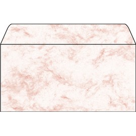 Sigel DL 110 x 220mm Envelopes - Marble Red (50 Pieces)