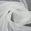 INTBUYING Silk Screen Mesh Fabric 40 Mesh (16T) White -