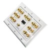 AV Wall Plate HDMI & 7.1 Speaker Cable Wall Plate
