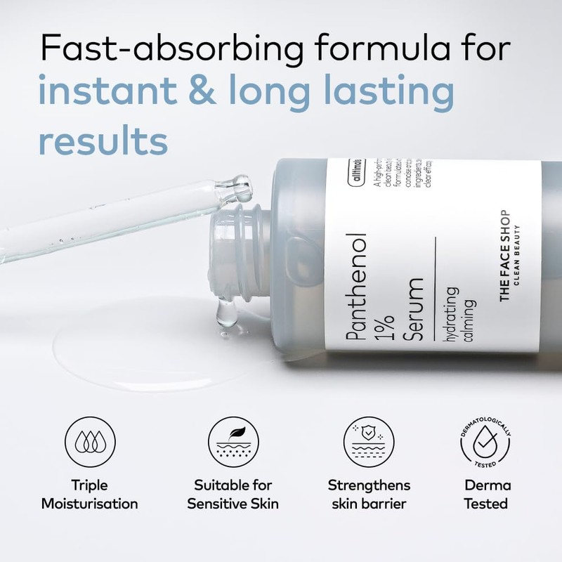 The Face Shop Ultimate Panthenol 1% Serum, 1.0 fl oz