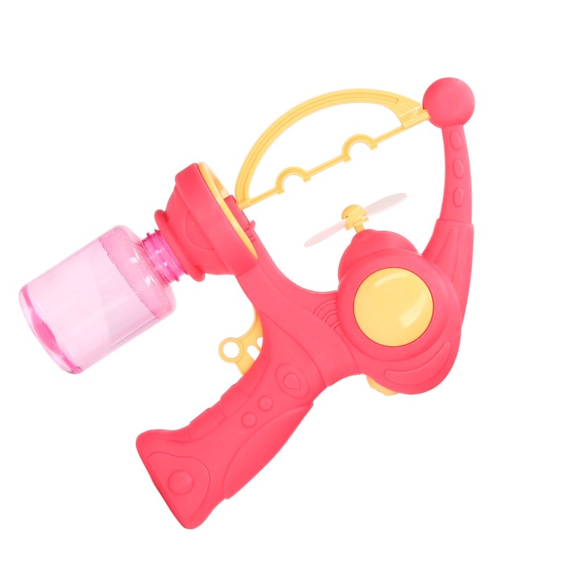 Bubble Gun Automatic Convenient Handle Battery Powered Interesting Fan Function