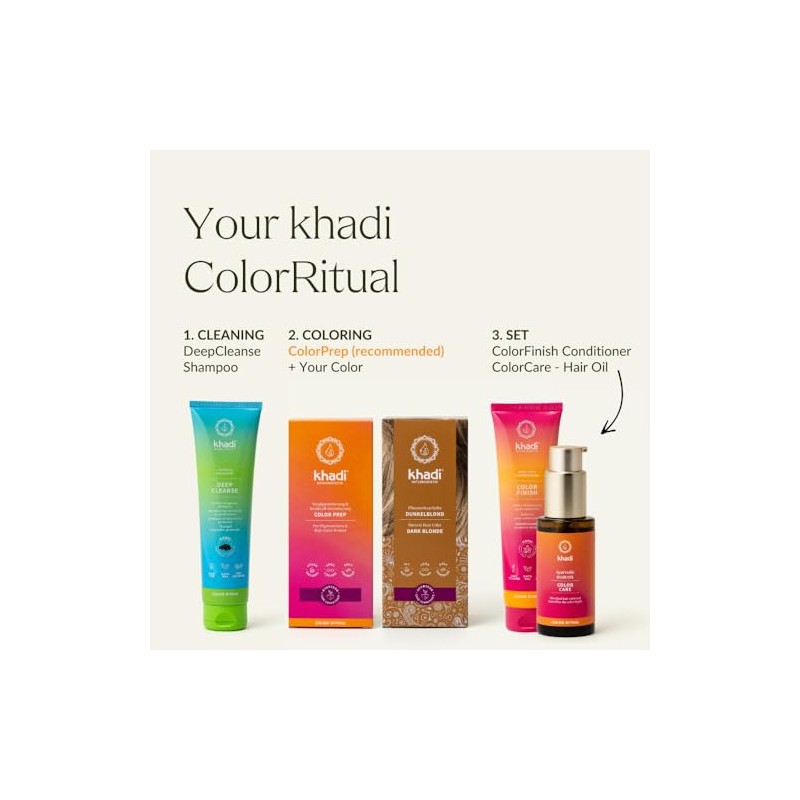 Khadi Natural Hair Colours Dark Blonde 3.5oz