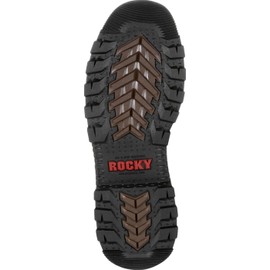ROCKY Rams Horn Composite Toe Waterproof 800G Insulated Work Boot, Dark Brown, Size 10.5(W)