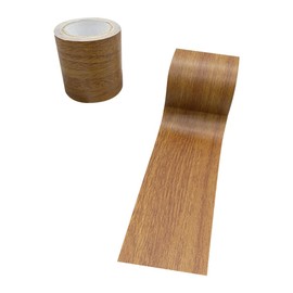 UUYYEO 2.2 Inch Wood Grain Repair Tape Door Floor Patch Tape Wallpaper Border Tape Furniture Chair Repair Tape Wood Color Duct Tape Handicraft DIY Tape Brown