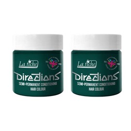La Riche Directions Semi Permanent Hair Colour, 100 ml Tub, Pack of 2 (Alpine Green)