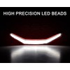 SAUTVS Front Red Grille with LED Light for Maverick X3,