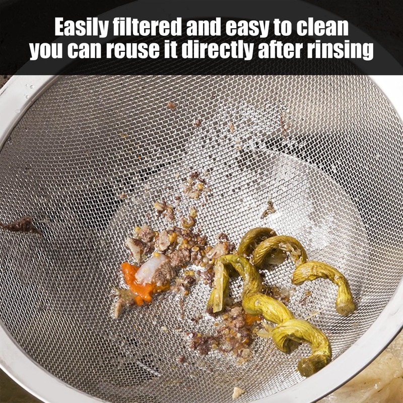 2 Tea Strainers, 2 Small Cleaning Brushes, Fine Mesh Tea