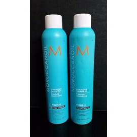 MOROCCANOIL FINISH EXTRA STRONG Luminous Hairspray 8.3 oz ea -- (2) BOTTLES
