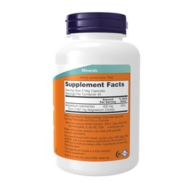 Now Foods, NOW Supplements, Magnesium Citrate, 240 Veg Capsules