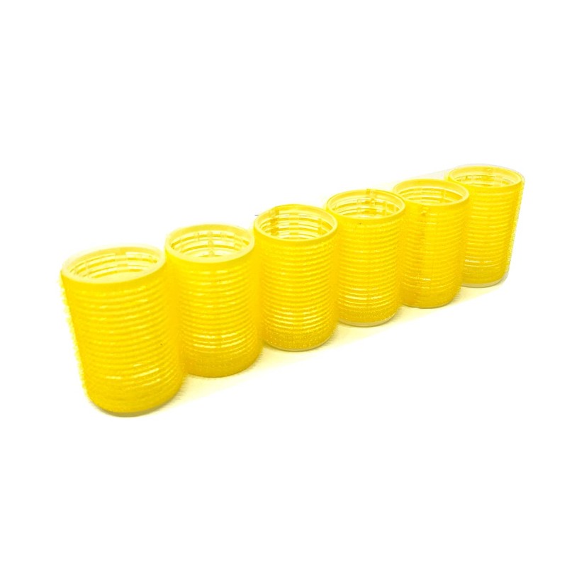 1-1/2” Self Grip Hair Rollers - 6 Count assort