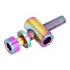 QANYEGN Bicycle Seat Post Screw with Round Head, Titanium Bicycle