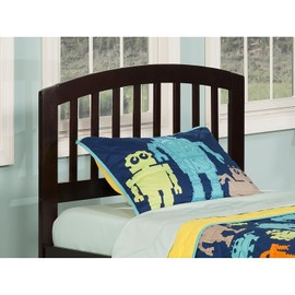 Maykoosh Island Oasis Headboard with Turbo Charger, Classic Wood Design, USB Charging, Fits Most Metal Bed Frames