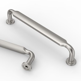 Asidrama 10 Pack 6.3 Inch(160mm) Brushed Satin Nickel Kitchen Cabinet Handles, Cabinet Pulls Kitchen Cabinet Hardware for Cupboard Drawer Pulls