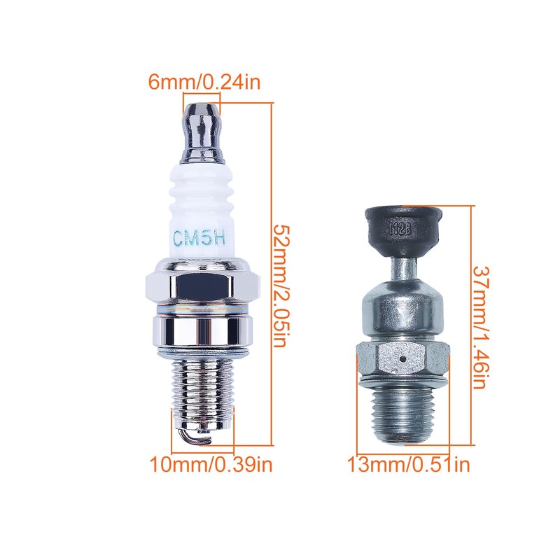 Mtanlo 43Mm Cylinder Piston Kit For Husqvarna 545 550Xp Chainsaw