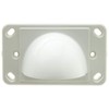 Brush Style Cable Pass-Through Wall Plate Insert with half-moon cover,