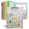 Clipboard Folio with Storage 8.5 X 11 Padfolio Notebook, Clipboards