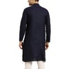 SOJANYA (Desde 1958), algodón para hombre, solo Kurta, Azul marino,