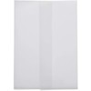 100 Pack Vellum Jackets for 5x7 Invitations, Pre-Folded Bulk Transparent