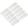 10PCS 2W G9 Ceramic Base 16LED Light Bulbs for Ceiling