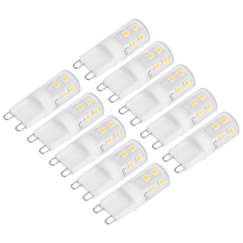 10PCS 2W G9 Ceramic Base 16LED Light Bulbs for Ceiling