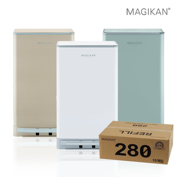 Magic Can Hippo 27 liters + 10 refill rolls, beige