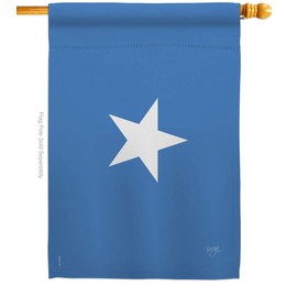 Breeze Decor H108298 Somalia World Nationality Decorative Vertical House Flag, 28" x 40" inch, Multi-Color
