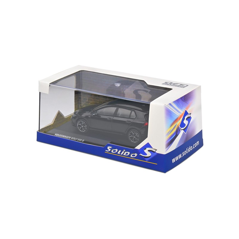Solido 1:43 VW Golf VIII R 2022 Black