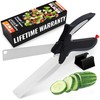 Cutting Board Scissors - 2 In 1 Kitchen Scissors with