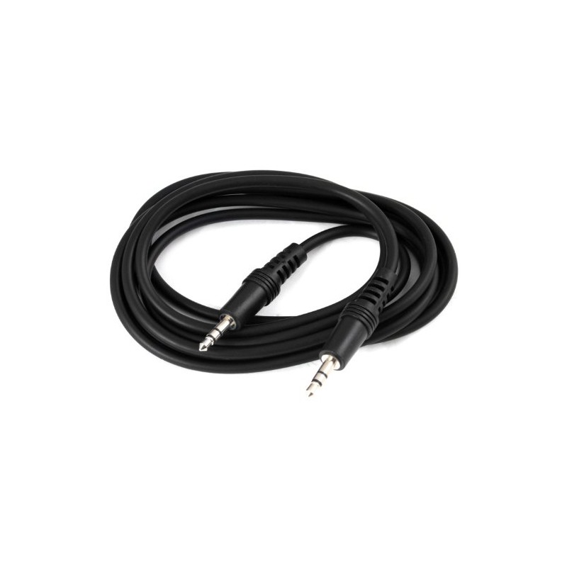 3.5mm Stereo Plug to Stereo Plug 1.2 Mtrs Gold