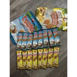 Prince of Peace 100% Natural Ginger Chews/ Poca Ginger Peanut Chew - Original- big bag 8oz