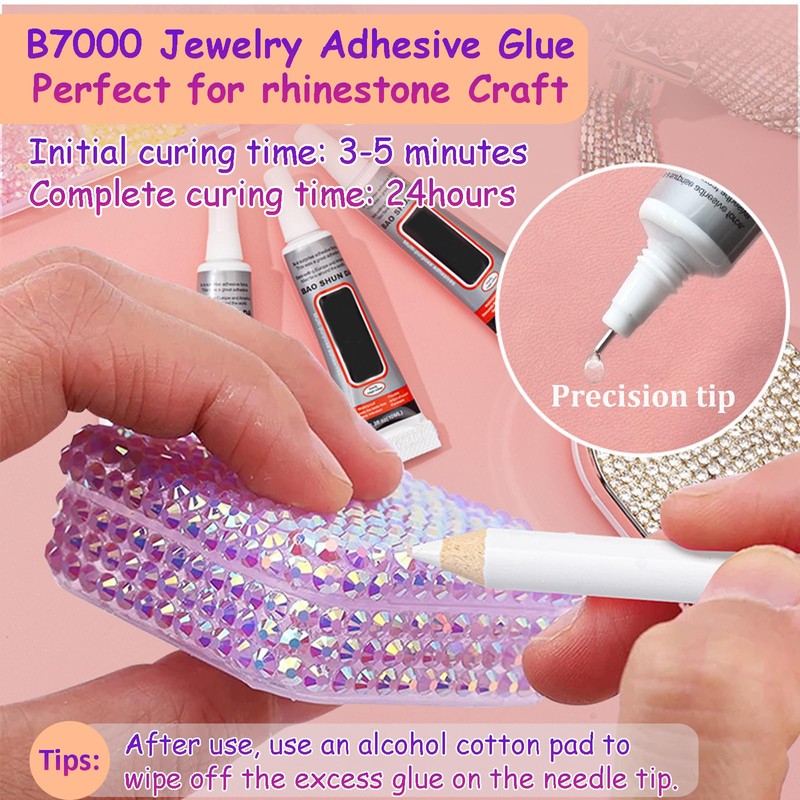 40 Colors Bedazzling Kit, 32000 Pcs Resin Jelly Rhinestones for