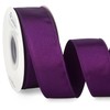 Ribbli Purple Satin Wired Ribbon 1.5 Inch Purple Christmas Ribbon
