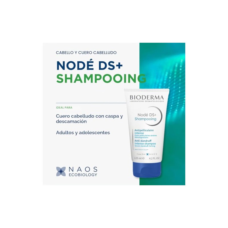 Bioderma Nodé DS+ Shampoo elimina caspa, 125 ml