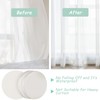 Jetec 6 Pairs Round Magnetic Curtain Weights Shower Strong Magnets