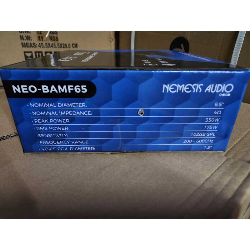 Nemesis Audio NEO-BAMF65 6.5" 175 watts RMS Midrange Speaker (Single)