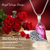 Angel Wings Necklace Women's Chain 925 Sterling Silver Wing Pendant