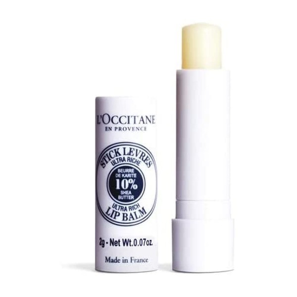 L'Occitane Ultra-Rich 10% Shea Butter Nourishing Lip Balm Stick, 0.07 oz (Pack of 1)