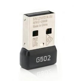 Gugxiom Receptor USB 2.4GHz para G502 Lightspeed Wireless Mouse, USB Dongle Ratón Receptor Adaptador de Repuesto