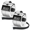 Nliyeisu 2 Pcs Clicker Counter, Hand Tally Counter with Large
